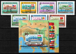 ** Hongrie 1981 Mi 3514-20+Bl.153 (Yv 2776-82+BF 156 ), (MNH)** - Ships