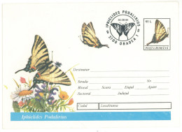 IP 94 - 026a BUTTERFLY, Romania - Stationery - Used - 1994 - Entiers Postaux