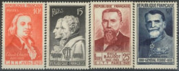FRANCE -1949 - INTERNATIONAL CONGRESS OF TELEGRAPHY AND TELEPHONE STAMPS COMPLETE SET OF 4,  # 844/47, UMM (**). - Ungebraucht