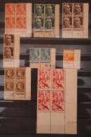 FRANCE - 1942/1947 -  Coins Datés Neufs ** (voir Scan) - 1940-1949
