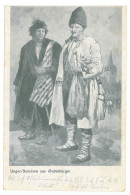 RO 35 - 18699 ETHNIC, Rumanien & Hungary Men, Romania - Old Postcard, CENSOR - Used - 1918 - Romania