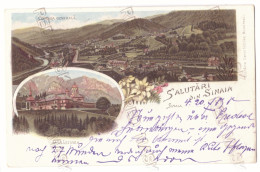 RO 35 - 22107 SINAIA, Prahova, Monastery, Litho, Romania - Old Postcard - Used - 1898 - Roumanie