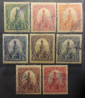 EL SALVADOR 1902, Monumento General Morazan, 8 Timbres Yvert No 258 / 265 , 1 Neuf * / O, TB - Salvador