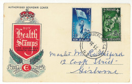 SC 43 - 64 Scout NEW ZEALAND - Cover - Used - 1953 - Covers & Documents