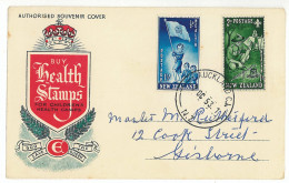 SC 43 - 64 Scout NEW ZEALAND - Cover - Used - 1953 - Brieven En Documenten