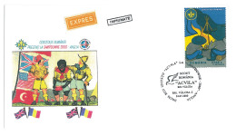 SC 43 - 1260 Scout ROMANIA, Scout Stamp - Cover - Used - 2000 - Briefe U. Dokumente