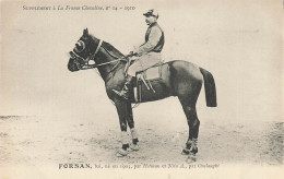 Hippisme * La France Chevaline N°14 1909 * Concours Centrale Hippique * Cheval FORSAN Bai - Reitsport