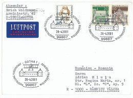 COV 47 - 1057-a AVIATION, Germany - Cover - Used - 2001 - Airplanes