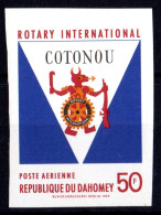 Dahomey 1979, Rotary, 1val IMPERFORATED - Rotary, Lions Club