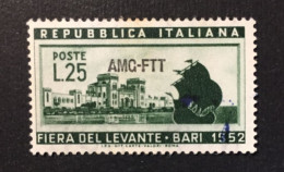 1952 - Italia Trieste AMG-FTT - Fiera Del Levante Bari  - A1 - Nuevos
