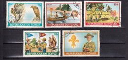 SA02 Chad 1972 Scout Jamboree Used Stamps - Tchad (1960-...)