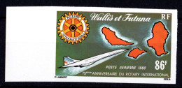 Wallis Futuna 1979, Rotary, Concorde, 1val IMPERFORATED - Nuevos