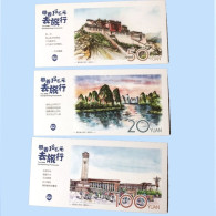 China Postcard Take A Travel Postcard With 186 Yuan，12 Pcs - Chine