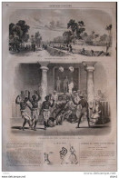 Célébration Des Fêtes De Krichna à Java -  Page Original 1860 - Historische Dokumente