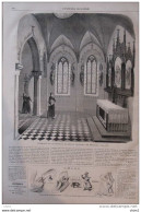 Intérieur De La Chapelle Du Palais épiscopal De Breslau - Page Original 1860 - Documents Historiques