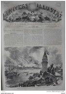 Incendie De Galata - Page Original 1860 - Documents Historiques