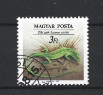 Hungary 1989 Reptile Y.T. 3225 (0) - Used Stamps