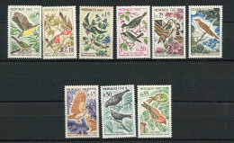 MONACO: OISEAUX - N° Yvert 581/589* - Nuevos