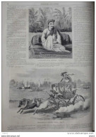 Le Maharajah De Jeypoor - Kéranchie, Ou Omnibus Indien - Page Original 1860 - Documentos Históricos