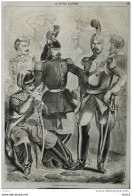 Nouveaux Uniformes De La Cavalerie - Page Original 1860 - Historische Dokumente