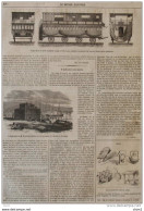 Projet D'un Nouvel Omnibus-wagon à 200 Places - Page Original 1860 - Historical Documents