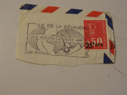 FRANCE Pub Réunion 1971 Surcharge - Used Stamps