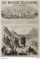 Voyage De S. M. L'Impératrice En Écosse - Au Lac Katrine - Page Original 1860 - Historische Dokumente