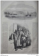 Vue De L'île D'Aland - La Dame De Comptoir Du Café Des Pieds Humides - Page Original 1860 - Historical Documents