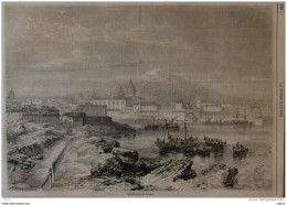 Vue Générale De Catane - Page Original 1860 - Historische Dokumente