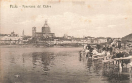 ITALIE - Pavia - Panorama Dal Ticino - Carte Postale Ancienne - Pavia