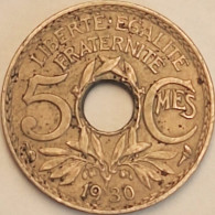 France - 5 Centimes 1930, KM# 875 (#3973) - 5 Centimes