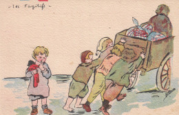 CPA (illustrateur Enfant)  Les Fugititifs(b .bur Theme) - Andere & Zonder Classificatie