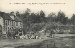 L'hermitage Lorges * Départ D'un équipage De Chasse Pour Le Rendez Vous En Forêt * Vénerie * Café Restaurant BARBE - Sonstige & Ohne Zuordnung