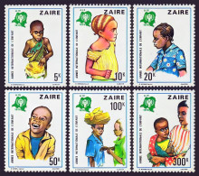 Zaire 1979, Year Of The Child, 6val - Autres & Non Classés