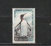 TAAF YT 17 * : Manchot Royal - 1959 - Unused Stamps