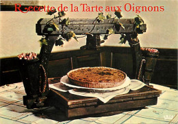 Recettes De Cuisine - Tarte Aux Oignons - Carte Neuve - Gastronomie - CPM - Voir Scans Recto-Verso - Recettes (cuisine)