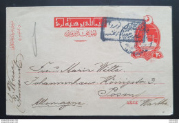 ISTANBUL Carte Postale Gelaufen Posen Deutschland - Briefe U. Dokumente