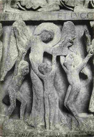 Art - Art Religieux - Cathédrale D'Autun - L'Ange Aux Trois Enfants - Tympan Du 12e S - CPM - Voir Scans Recto-Verso - Pinturas, Vidrieras Y Estatuas