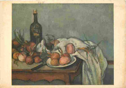 Art - Peinture - Paul Cézanne - Nature Morte Aux Oignons - CPM - Voir Scans Recto-Verso - Pittura & Quadri