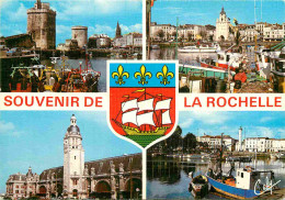 17 - La Rochelle - Multivues - Blasons - Bateaux - CPM - Voir Scans Recto-Verso - La Rochelle