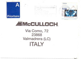 DANIMARCA 2001 EUROPA + ANNULLO TARGHETTA - Covers & Documents