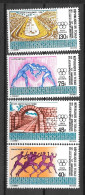 PA - 1971 - N° 89 à 92 **MNH - 75 Ans Jeux Olympiques Modernes - Ciad (1960-...)