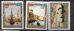PA - 1972 - N° 117 à 119 **MNH - Sauvegarde De Venise - Ciad (1960-...)