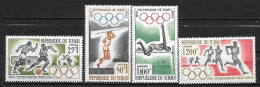 PA - 1964 - N° 18 à 21 **MNH - Jeux Olympiques De Tokyo - Ciad (1960-...)
