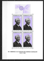 BF - 1968 - N° 4 **MNH - Konrad Adenauer - Chad (1960-...)