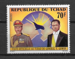 1972 - N° 274 **MNH - Visite Du Général Gowon - Tschad (1960-...)