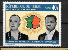 1972 - N° 243**MNH - Visite Du Président Pompidou - Tschad (1960-...)