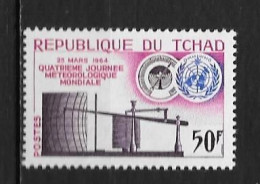 1964 - N° 98 *MH - Journée Météo Mondiale - Tsjaad (1960-...)