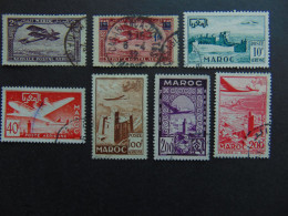 Très Beau Petit Lot De 7 Timbres Oblitérés - Airmail