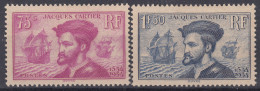 TIMBRE FRANCE PAIRE JEAN JAURES N° 318/319 NEUVE * GOMME LEGERE TRACE DE CHARNIERE - Ungebraucht